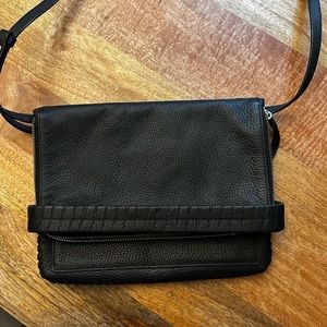 AllSaints leather cross body bag